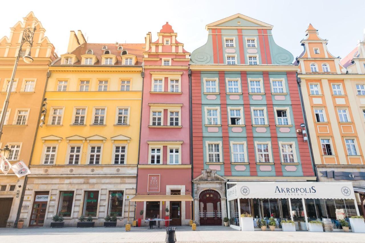 Rynek 20/21 -Cosy New Apartment On The Market Square - 4 Bedrooms - 8 People فروتسواف المظهر الخارجي الصورة