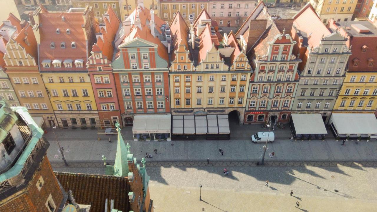 Rynek 20/21 -Cosy New Apartment On The Market Square - 4 Bedrooms - 8 People فروتسواف المظهر الخارجي الصورة
